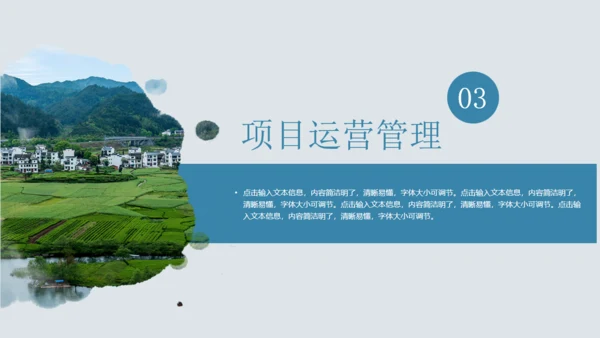 建设美丽乡村乡村振兴项目计划书通用PPT模板