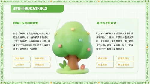 绿色潮流风世界清洁地球日