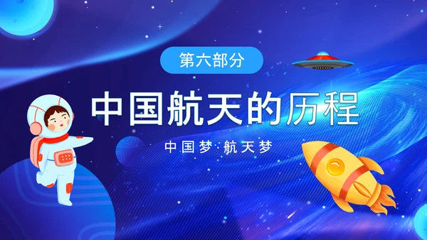 航天梦神州十三号探索宇宙发展航空PPT模板