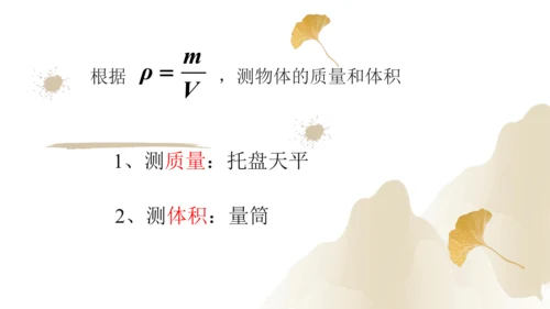 6.3测量物质的密度（课件）(共24张PPT) -2023-2024学年八年级物理上册同步精品课堂（