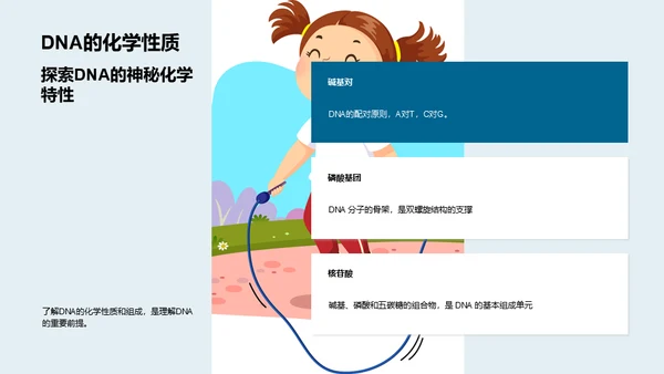 DNA科学解析，遗传生物学通用PPT模板