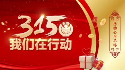 我们在行动315打假工作汇报通用PPT模板