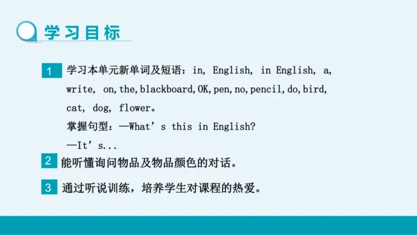 【轻松备课】外研版初中英语七年级上Starter Module 3 Unit 1教学课件