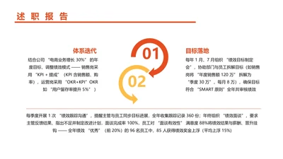 扁平风纯文字PPT列表