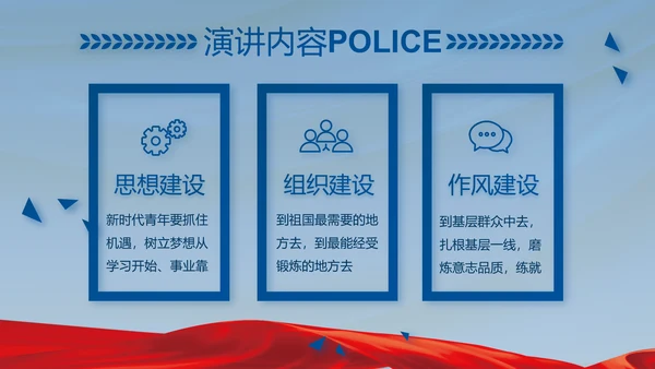 忠诚铸警魂护航新征程公安警察PPT动态模板