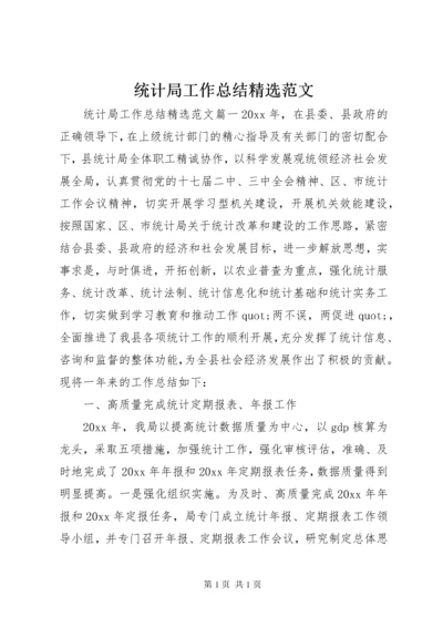 统计局工作总结精选范文.docx