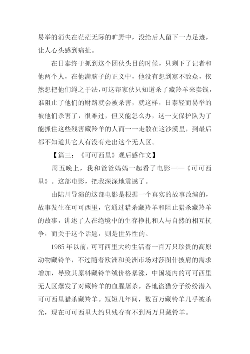 可可西里观后感500字.docx