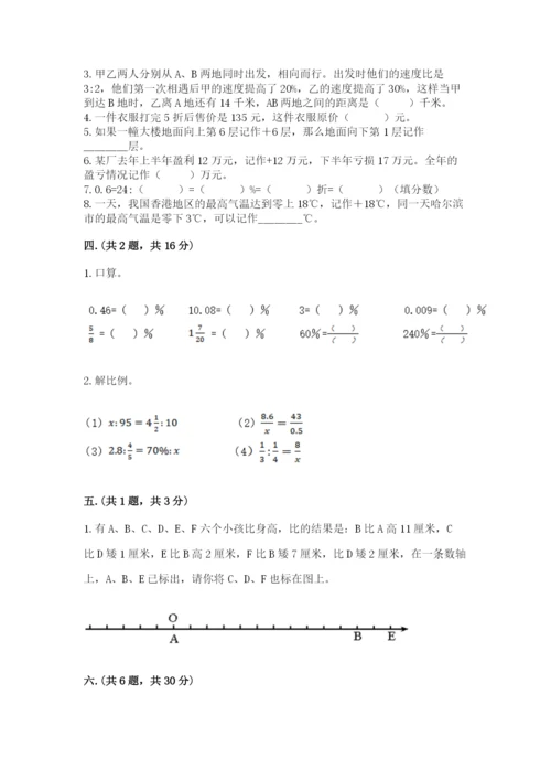 苏教版六年级数学小升初试卷精品（易错题）.docx