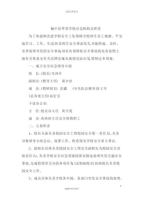 学校各种应急预案汇编.docx