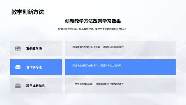 教学创新实践报告PPT模板