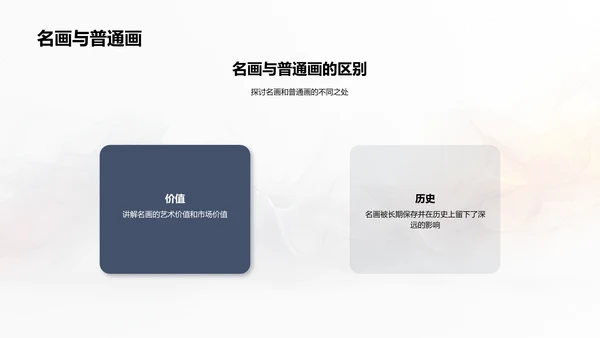 名画赏析技巧PPT模板