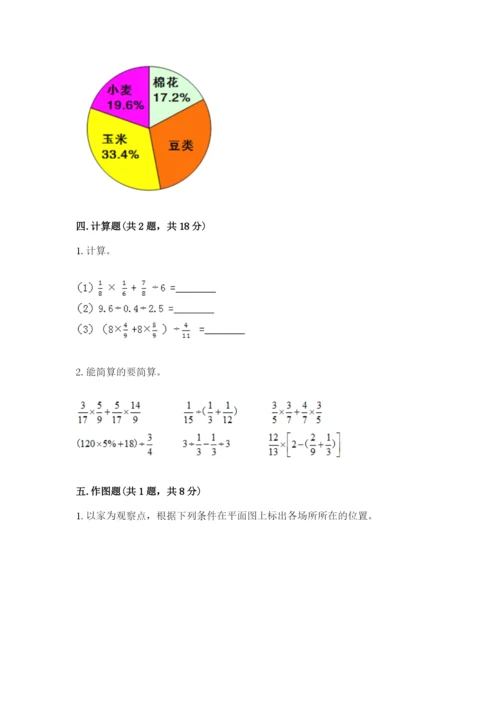 2022人教版六年级上册数学期末测试卷附完整答案（历年真题）.docx