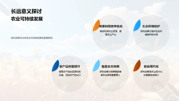 农学创新与应用