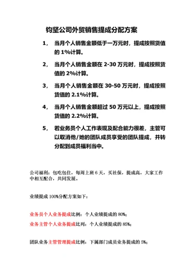 外贸销售提成方案.docx