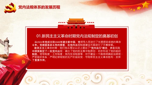中国之治学习中国共产党党内法规体系PPT模板