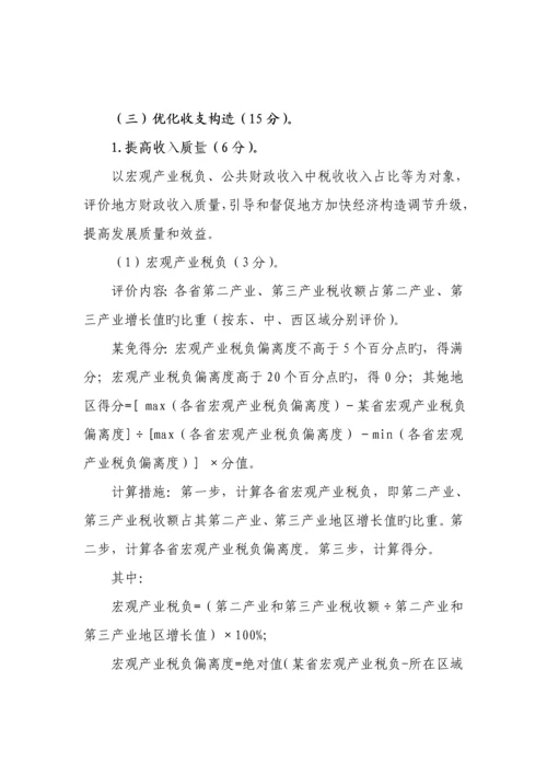 地方财政管理绩效综合评价专题方案.docx