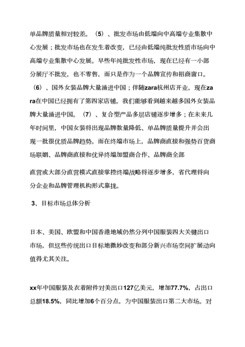 女装商会专业策划专项方案.docx