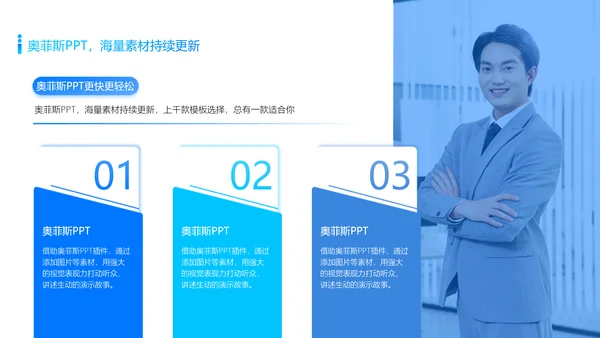 蓝色简约校园社团活动介绍