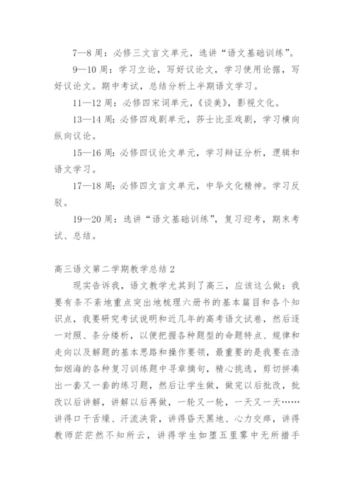 高三语文第二学期教学总结_2.docx