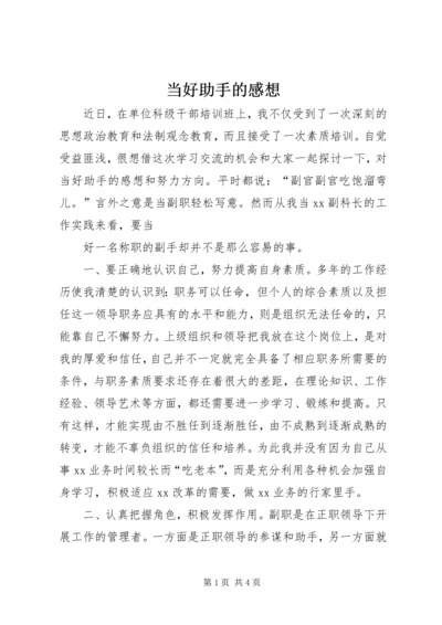 当好助手的感想 (2).docx