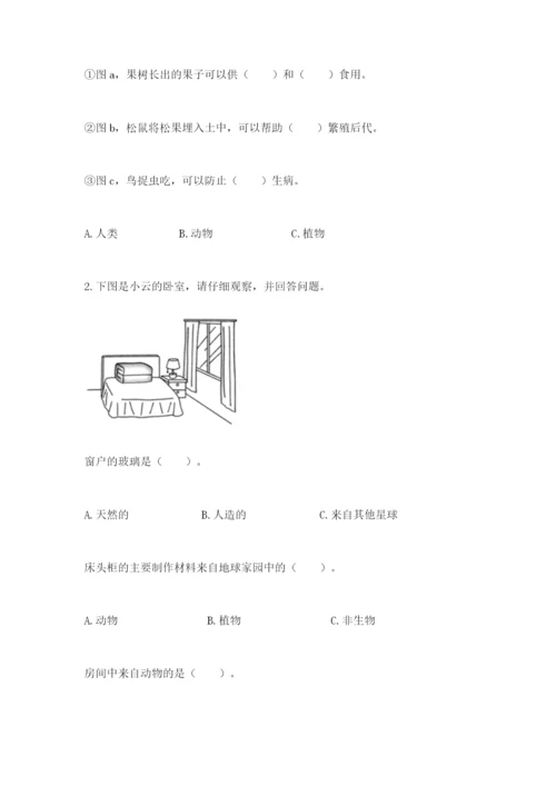 教科版科学二年级上册期末测试卷【满分必刷】.docx