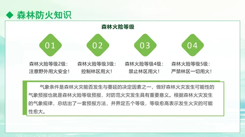 清明防火知识安全宣讲通用PPT模板