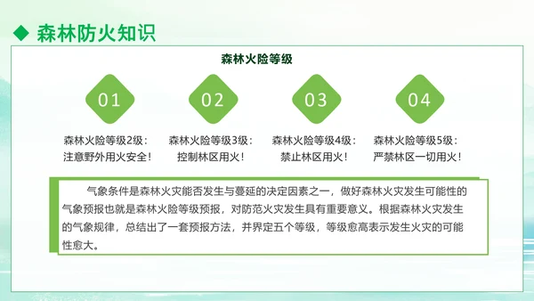 清明防火知识安全宣讲通用PPT模板