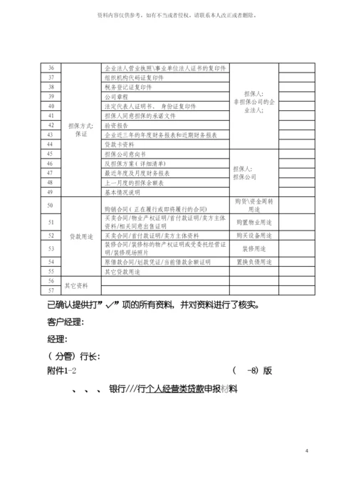 零贷经营类贷款调查报告版本模板.docx