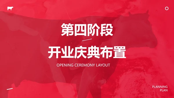 极简高级西餐厅开业庆典策划方案PPT模板