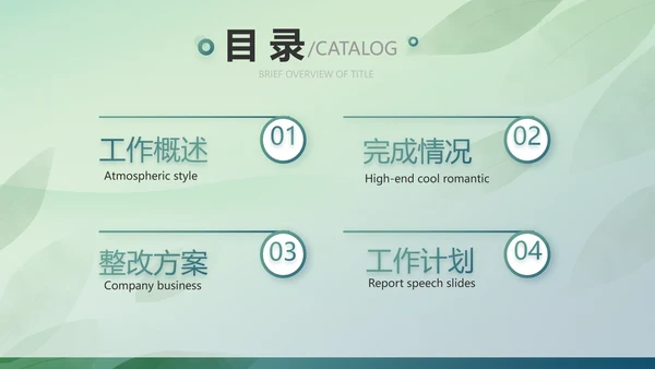 绿色清新春天春季旅游电子相册PPT