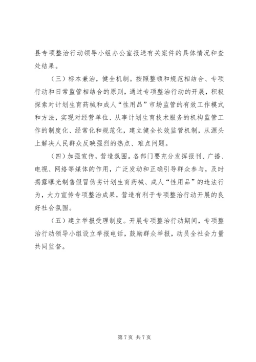 药械市场专项整治实施方案.docx