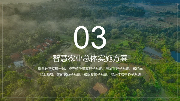 智慧农业生态资源PPT模板