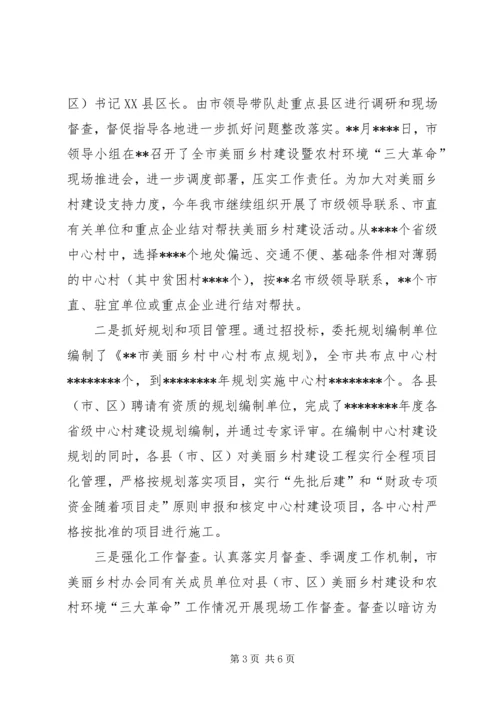 全市美丽乡村建设总结.docx