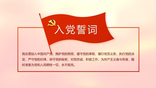 红色党支部党员代表大会工作总结汇报动态PPT