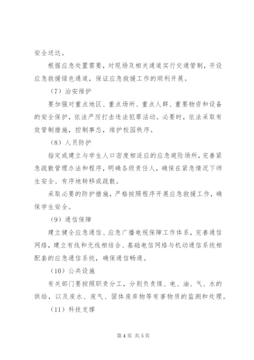 县区教育系统安全生产事故应急救援预案.docx