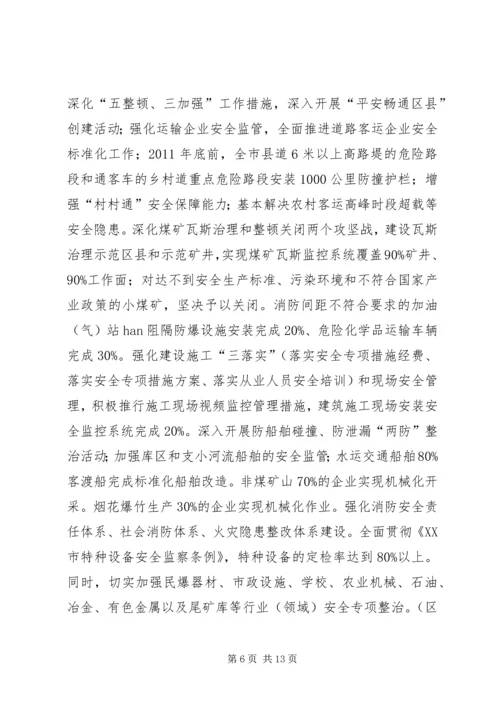 全市安全生产工作要点 (2).docx