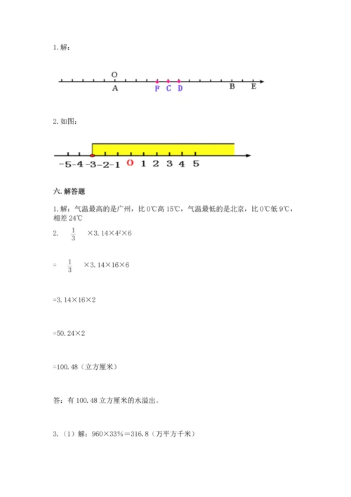 （小升初）六年级下册数学期末测试卷含完整答案（必刷）.docx