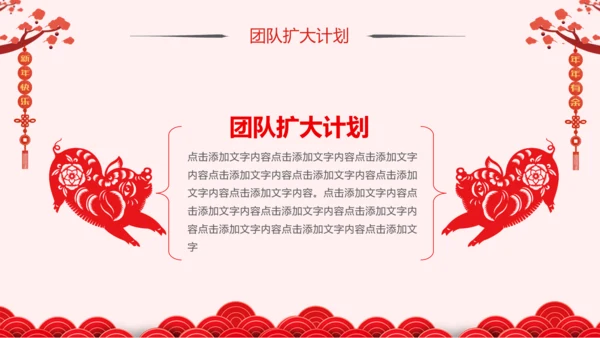 2019猪年新年春节联欢会年终总结PPT