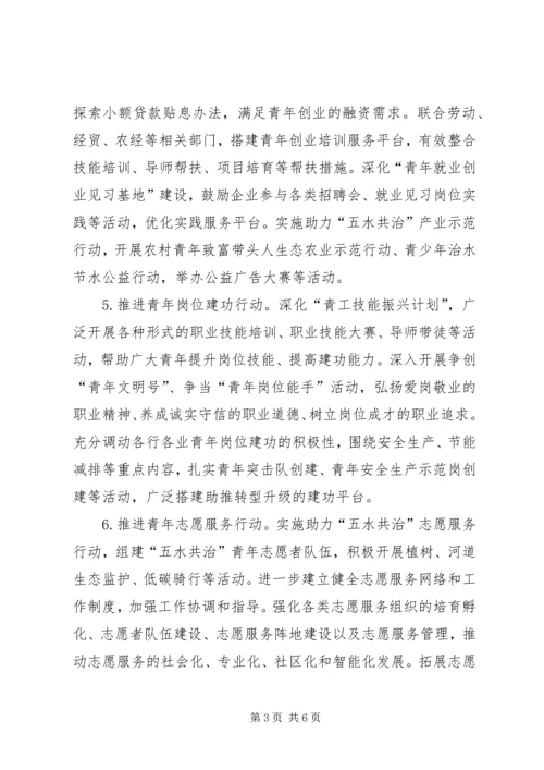 共青团委员会年度工作要点.docx