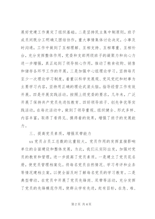 公司企业党建工作汇报材料.docx