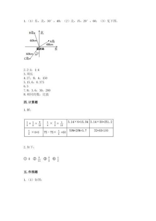 六年级上册数学期末测试卷含完整答案【易错题】.docx