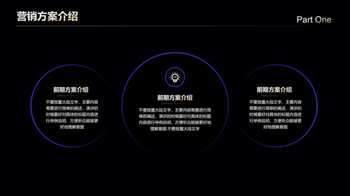 蓝色科技风通用营销策划PPT演示模板