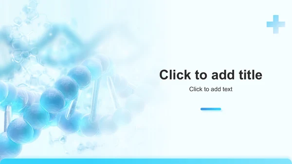 蓝色科技风医疗行业工作总结PPT主题