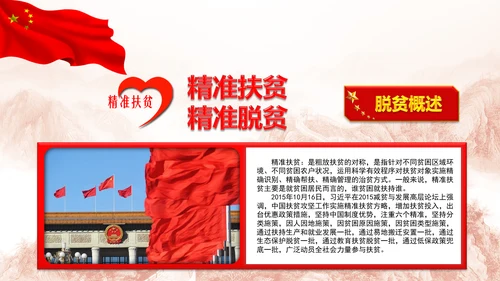 精准扶贫精准脱贫动态PPT