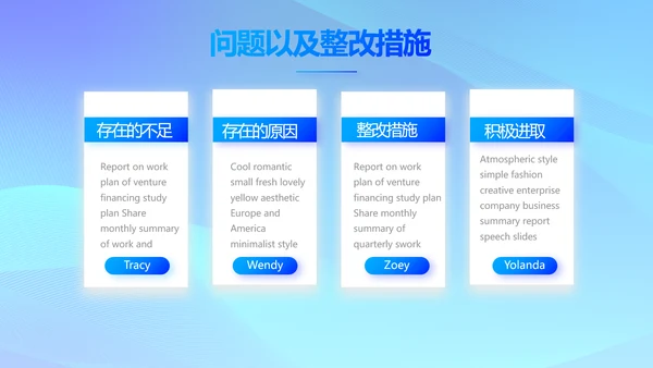 蓝色大气公司企业宣传简介介绍PPT