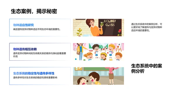 遗传与变异解析PPT模板