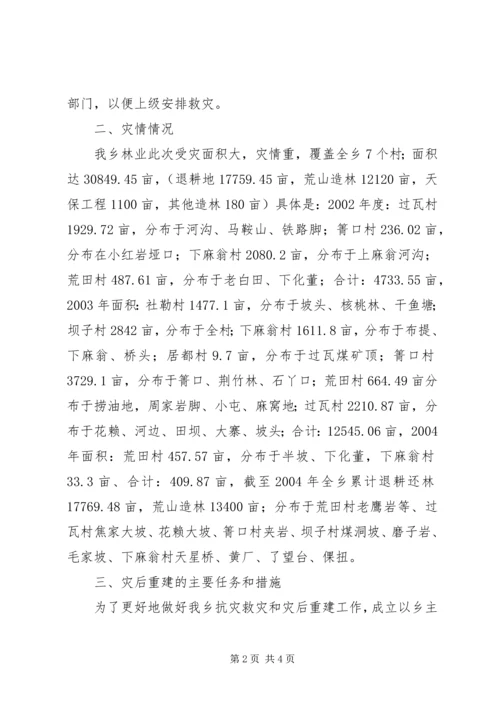 乡镇林业灾后重建工作实施方案.docx