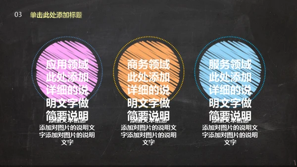 彩色手绘粉笔字教师教学课件通用PPT模板