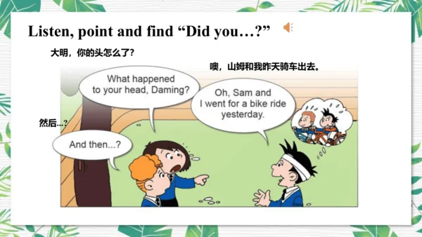 Module 10 Unit 1  Did you fall off your bike  课件(共