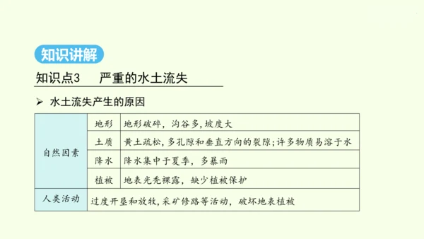 6.3 世界最大的黄土堆积区——黄土高原 第2课时 严重的水土流失 水土保持（课件29张）- 人教版